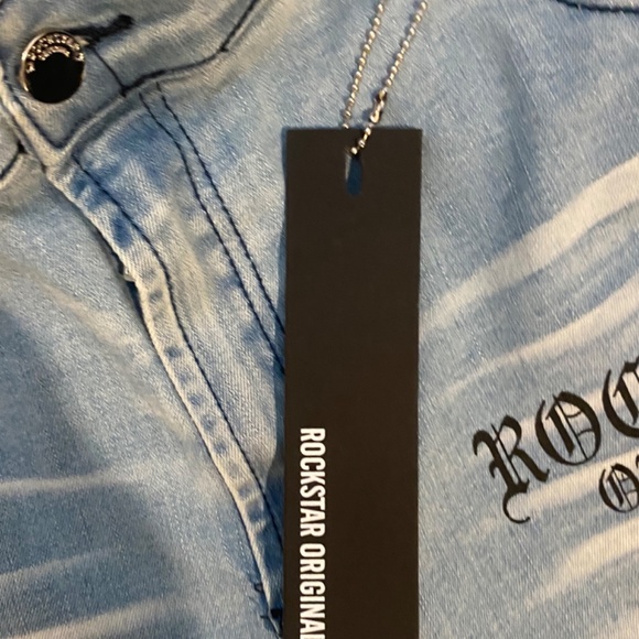 Men’s Rockstar Original Cross Patch Jeans - Picture 3 of 4